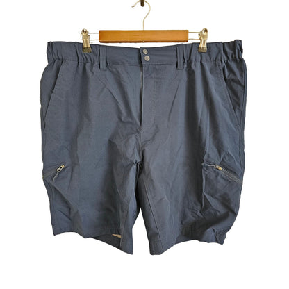 Reel Life Mens Sz XXL Fishing Athletic Shorts Dark Blue Lined