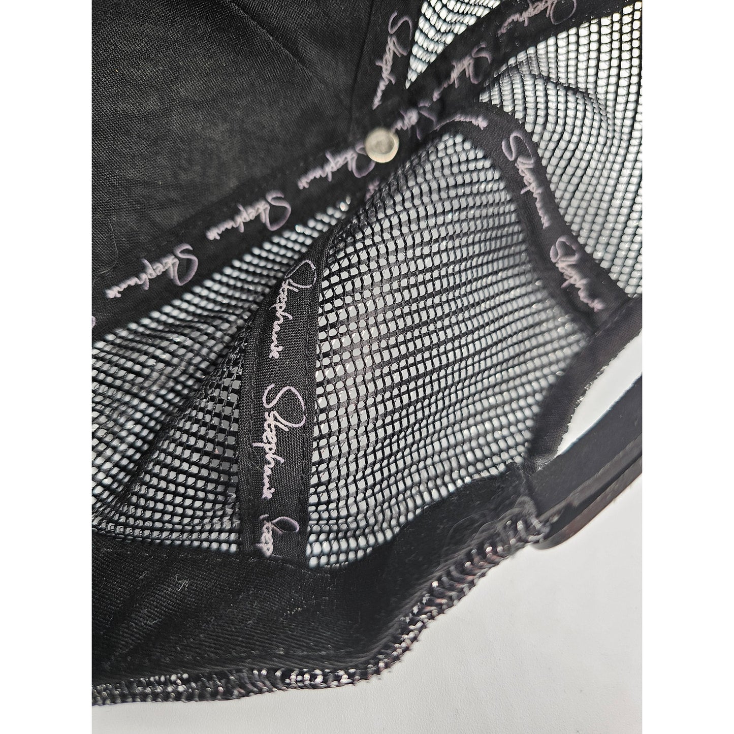 Stephanie HeadWear Embellished Rhinestones Skull Love Roses Cap Hat