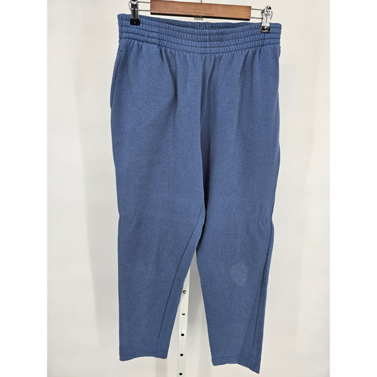 Vintage Pacer Womens Sz S Jogger Sweatpants Pants Cotton High Waist Lght Blue