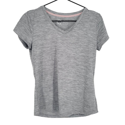 RBX Womens Sz S Short Sleeve Athletic T Shirt Gray Heather