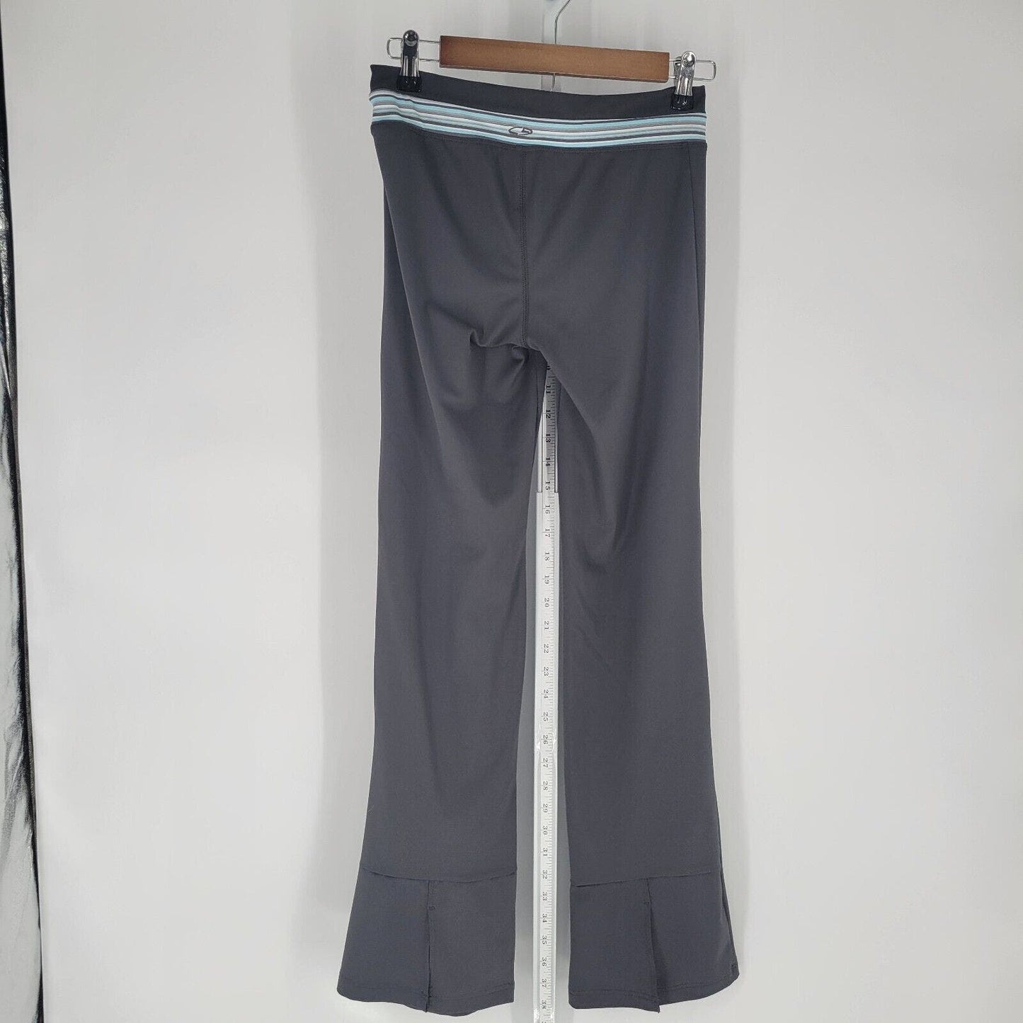 C9 by Champion Womens Sz XS Classic Yoga Pants Gray Blue Wide Leg