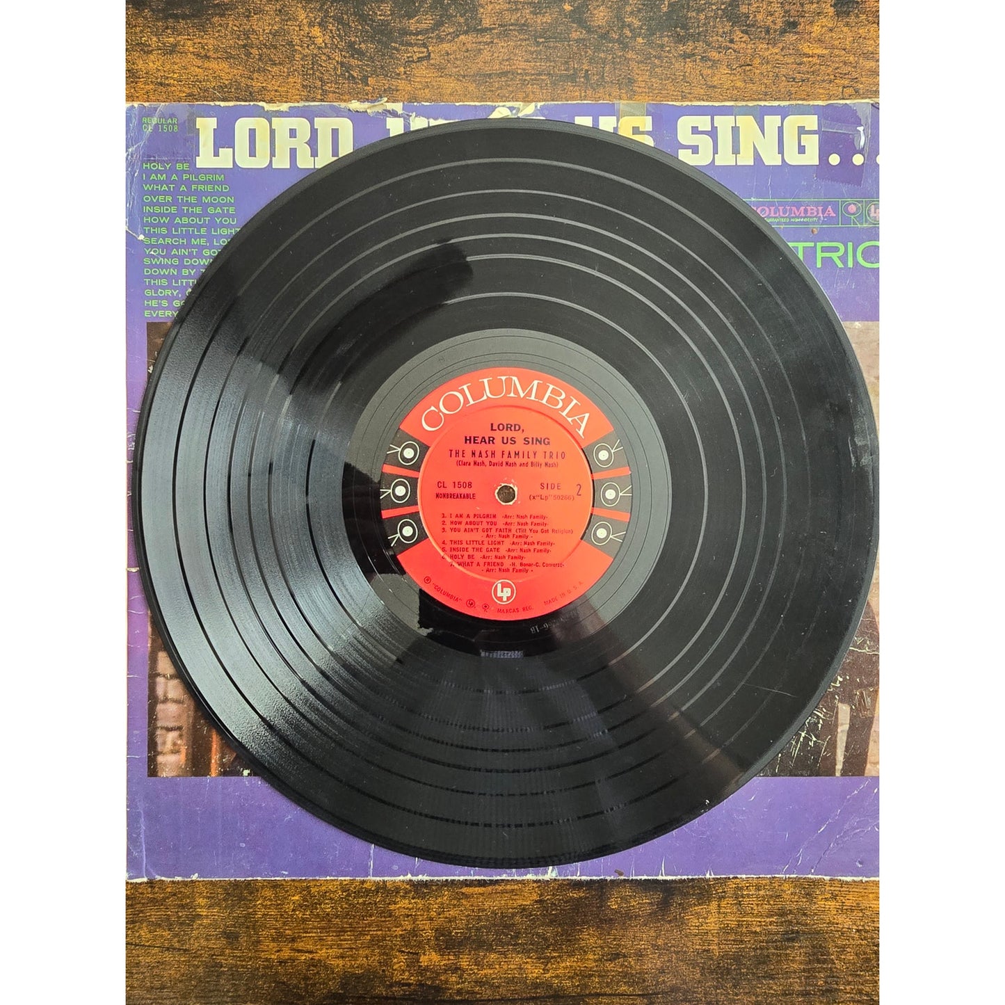 Lord, Hear Us Sing The Nash Family Trio Columbia Records CL 1508 LP