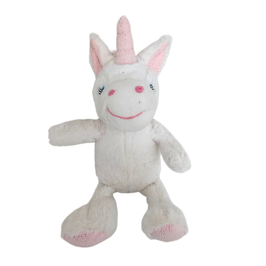 Zoovenir Plush Stuffed Animal Unicorn Pink and White