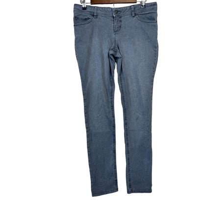 SO Juniors Sz 11 Hray Wash Skinny Jeans Stretchy