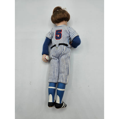 Vintage Avon Childhood Dreams Porcelain Doll Baseball Player Grand Slammers