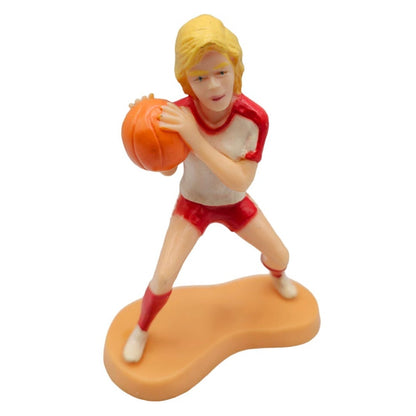 Vintage 1979 Wilton Cake Topper Plastic Basketball Player Sports