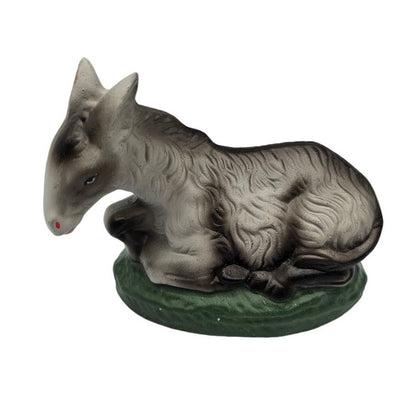 Vintage 1960s Paper Mache Christmas Nativity Figure Donkey Animal Fontanini