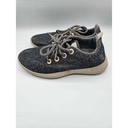 Allbirds Women's WR Wool Runners Gray Wool Sneakers Lace Up Size 7