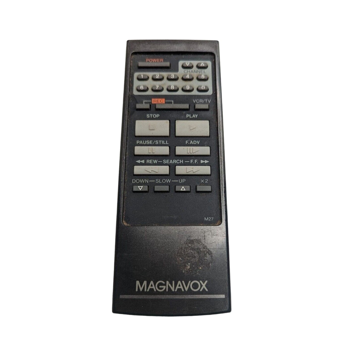 Vintage Magnavox M27 VSQS0460 Remote Control Black