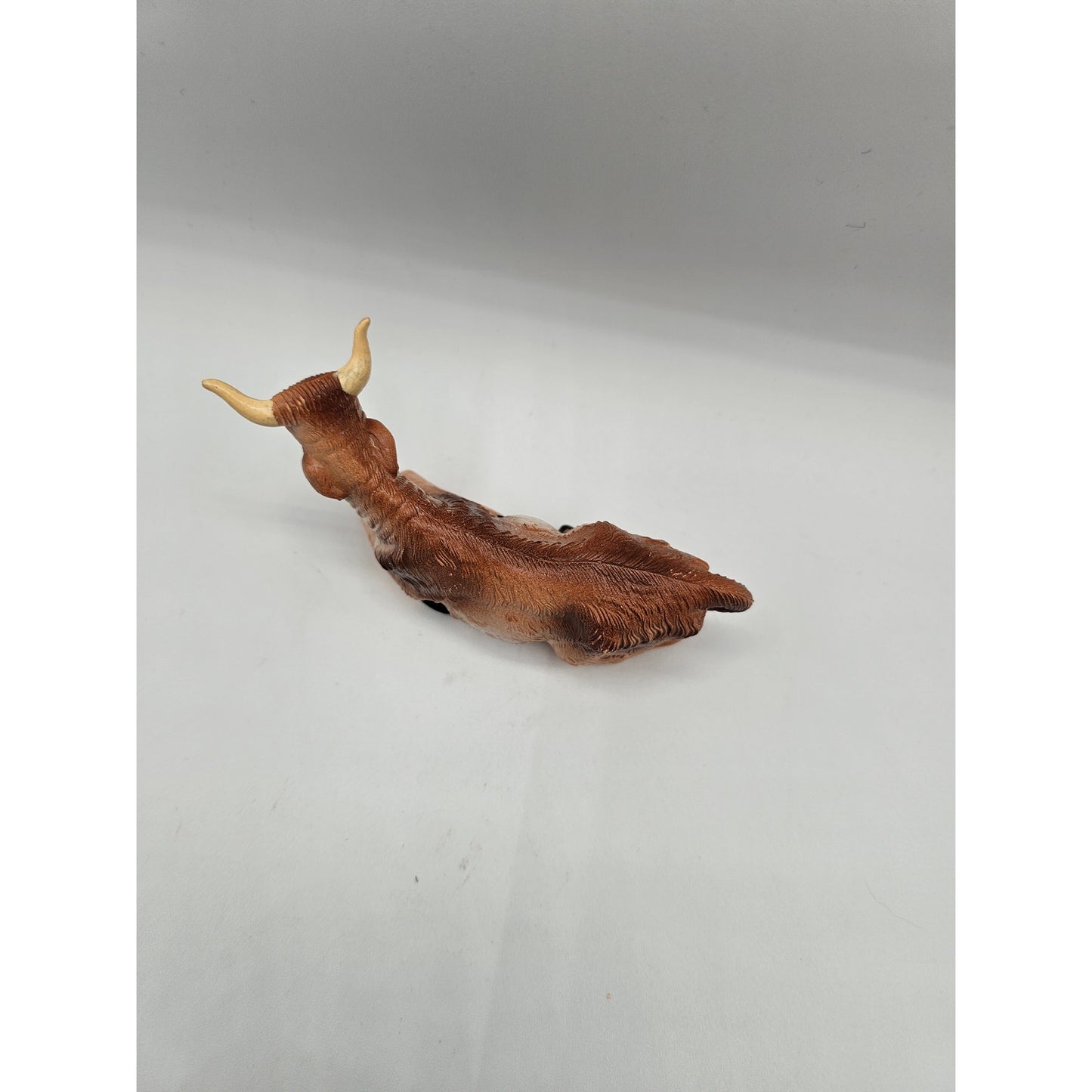 Vintage 1960s Resin Christmas Nativity Figure Laying Bull Animal Fontanini