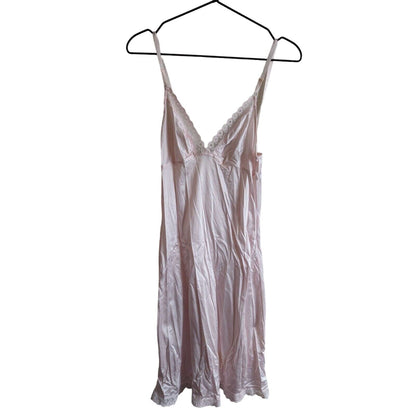 Vintage 1970s Womens Sz 34 Semi Sheer Nightgown Light Pink Nylon