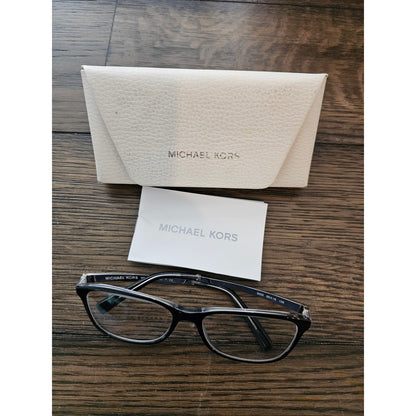 Michael Kors MK4017 Nevis 3033 Black Square Eyeglasses Frame 55-16 135