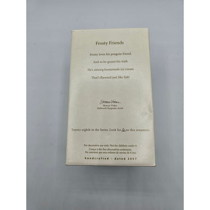 Vintage Hallmark Keepsake Ornament Frosty Friends Collection Eskimo Snow