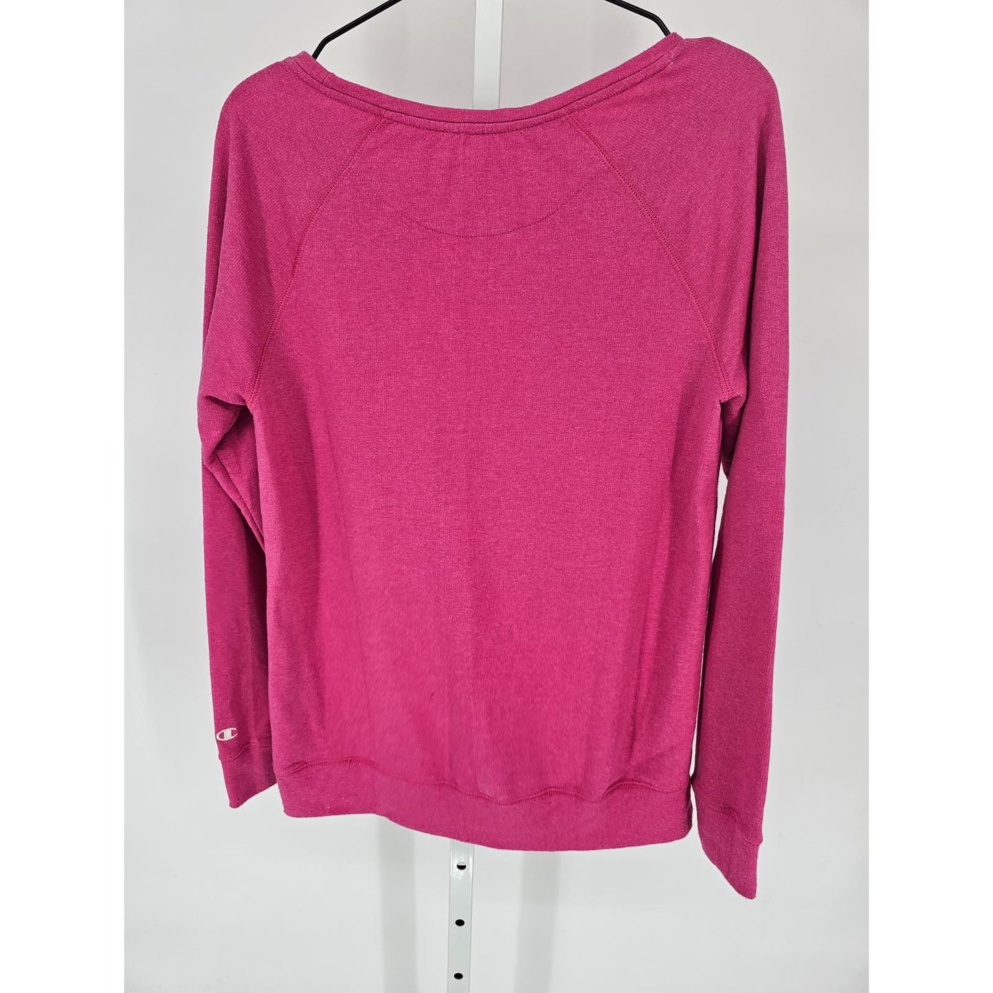 Champion Womens Sz L Lightweight Athletic Sweater Bright Pink