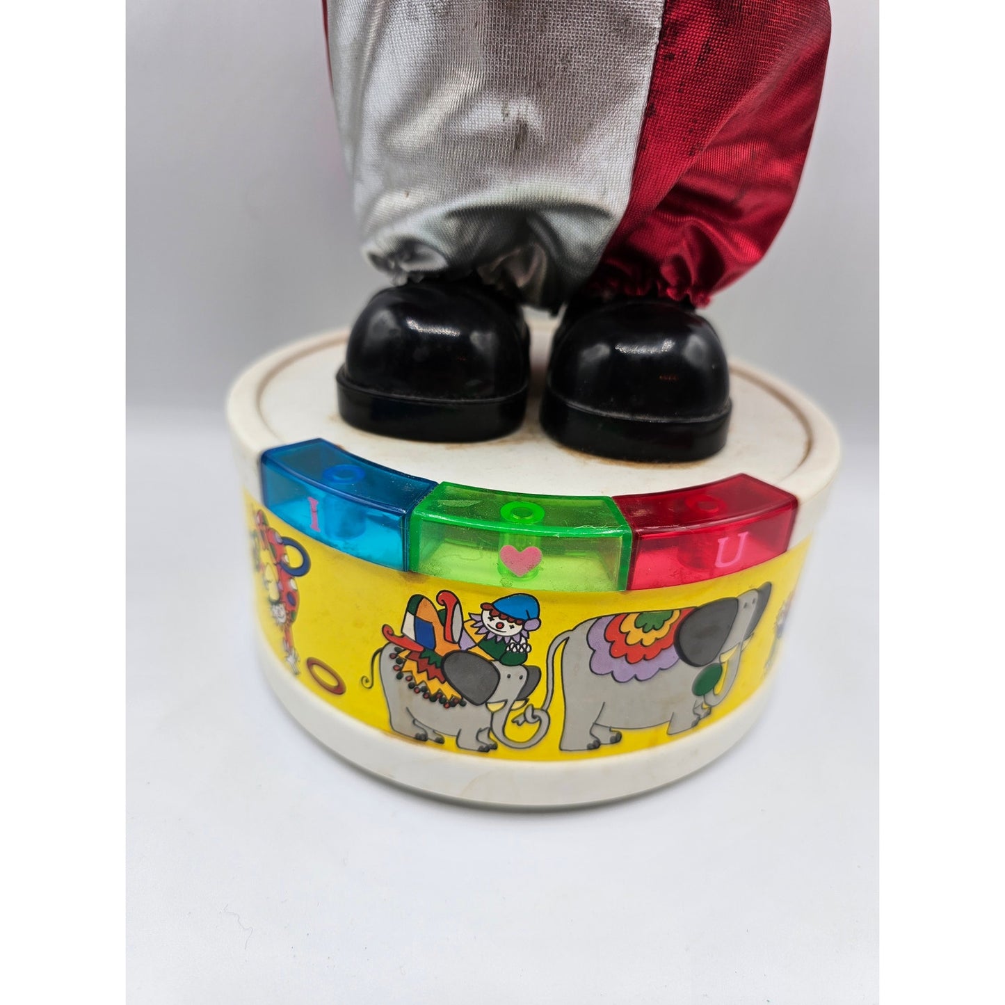 Vintage 1988 Bubbles the Clown 14" Tall Toy Interactive