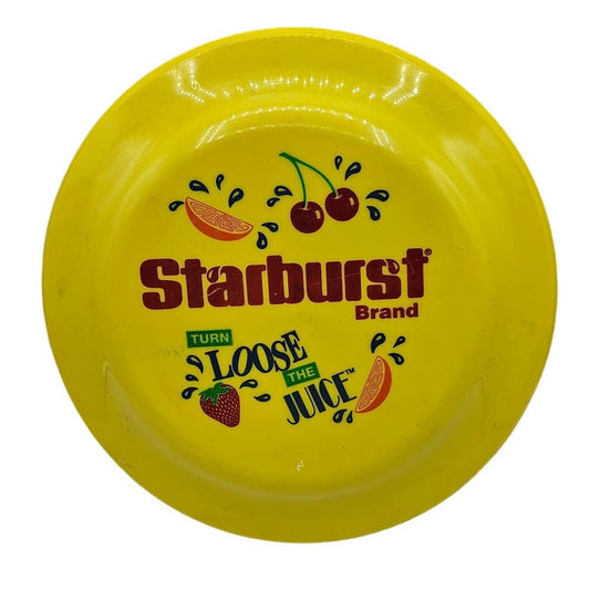 Vintage Starburst Candy Promotional Frisbee "Turn Loose The Juice" U.S.A.