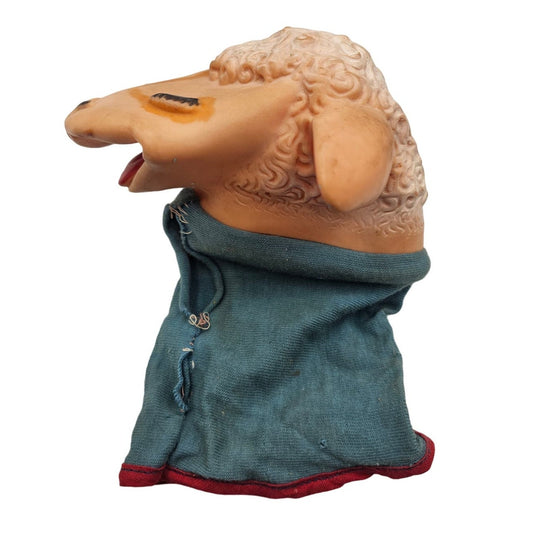 Lamb Chop Vintage Hand Puppet Tracher 1960 Vinyl Head Needs TLC