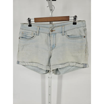 Old Navy Womens Sz 10 Boyfriend Fit Light Wash Blue Jean Shorts