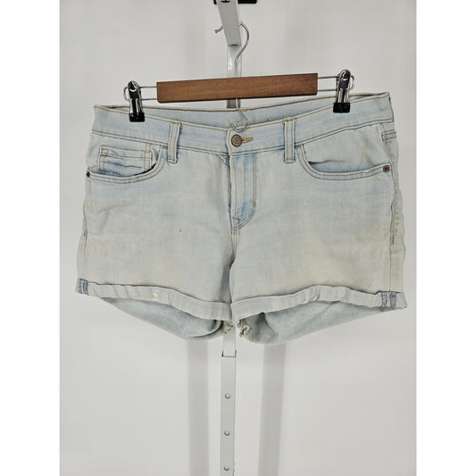 Old Navy Womens Sz 10 Boyfriend Fit Light Wash Blue Jean Shorts