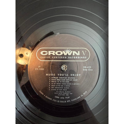 Music You'll Enjoy Crown V Christ Centered Recordings LP CV-1000