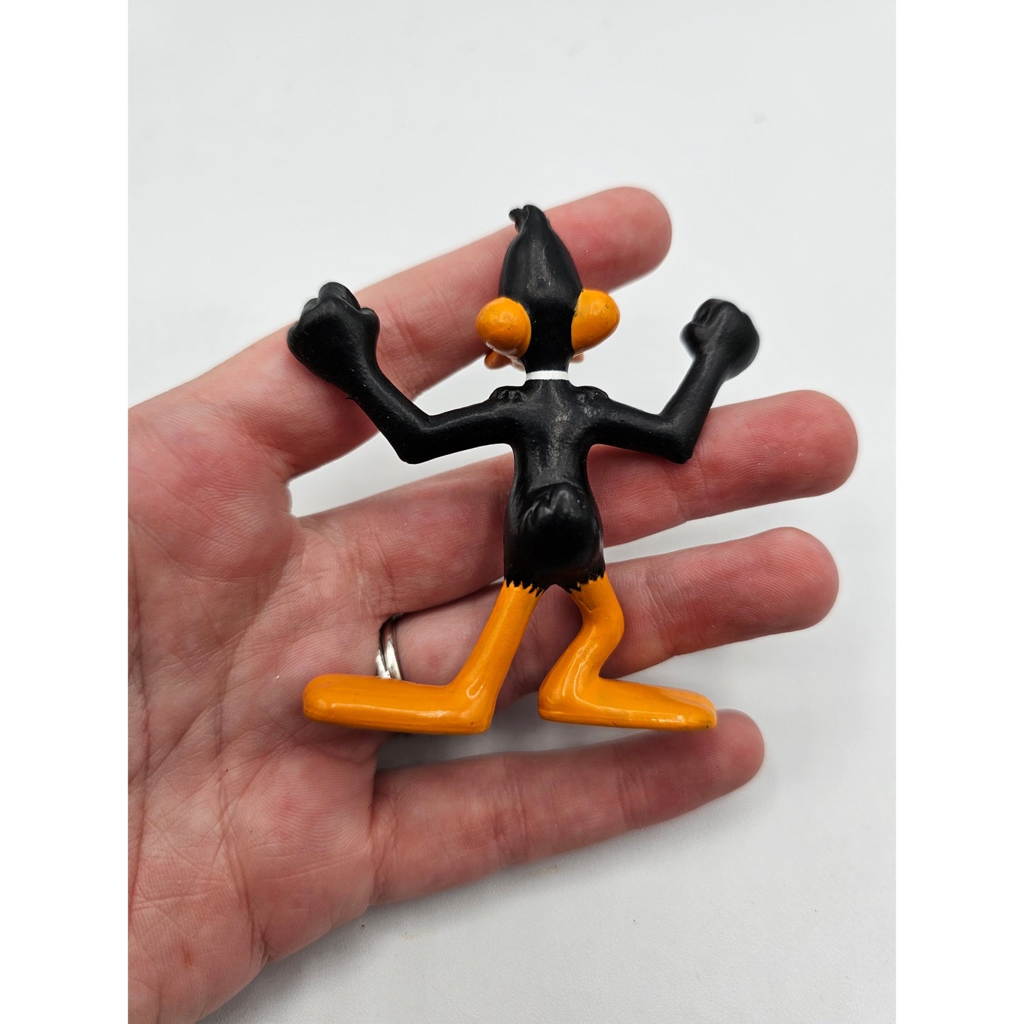 Vintage 1990s Looney Tunes Daffy Duck PVC Action Figure Toy