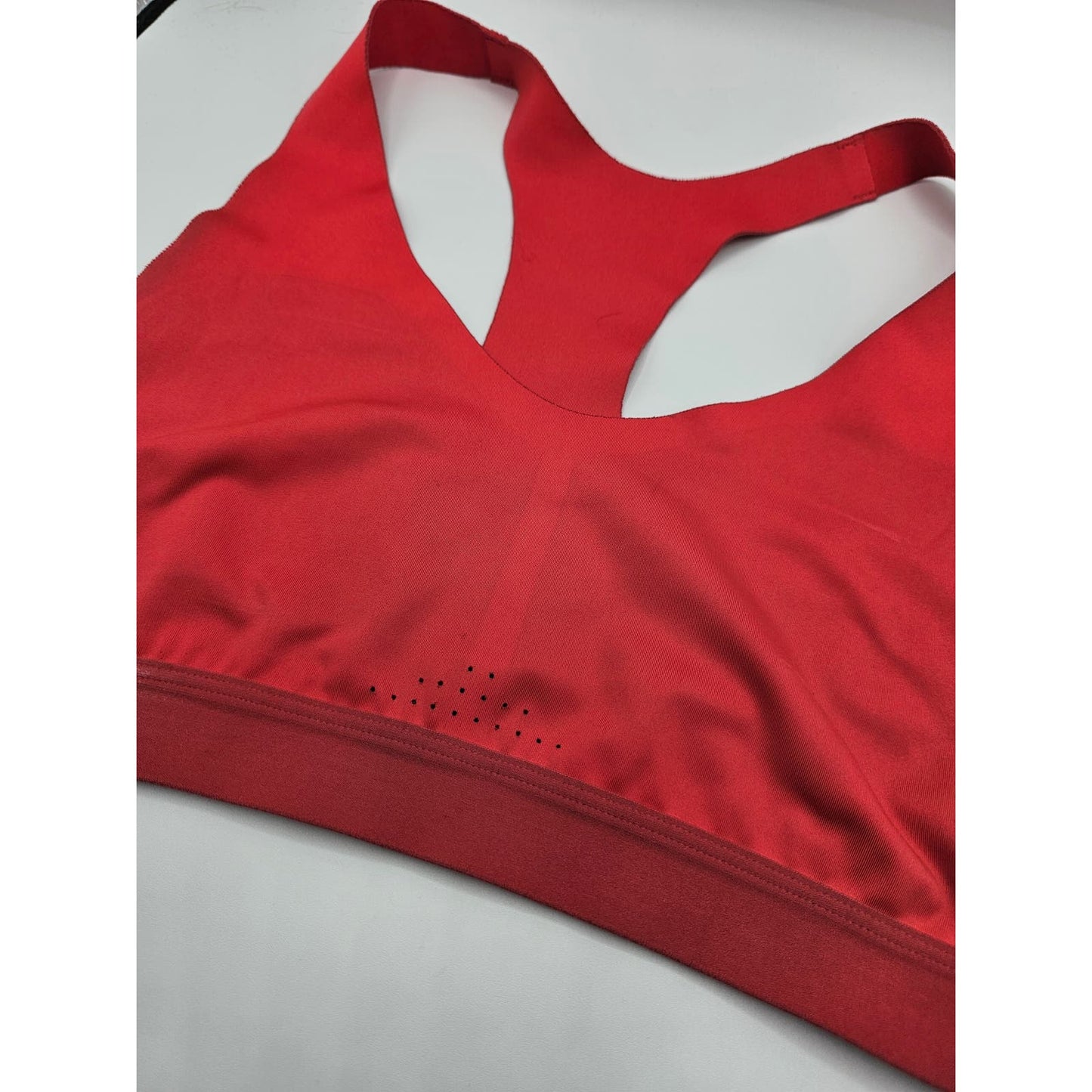 All In Motion Womens Sz M Bright Coral Pink Sports Bra Racerback