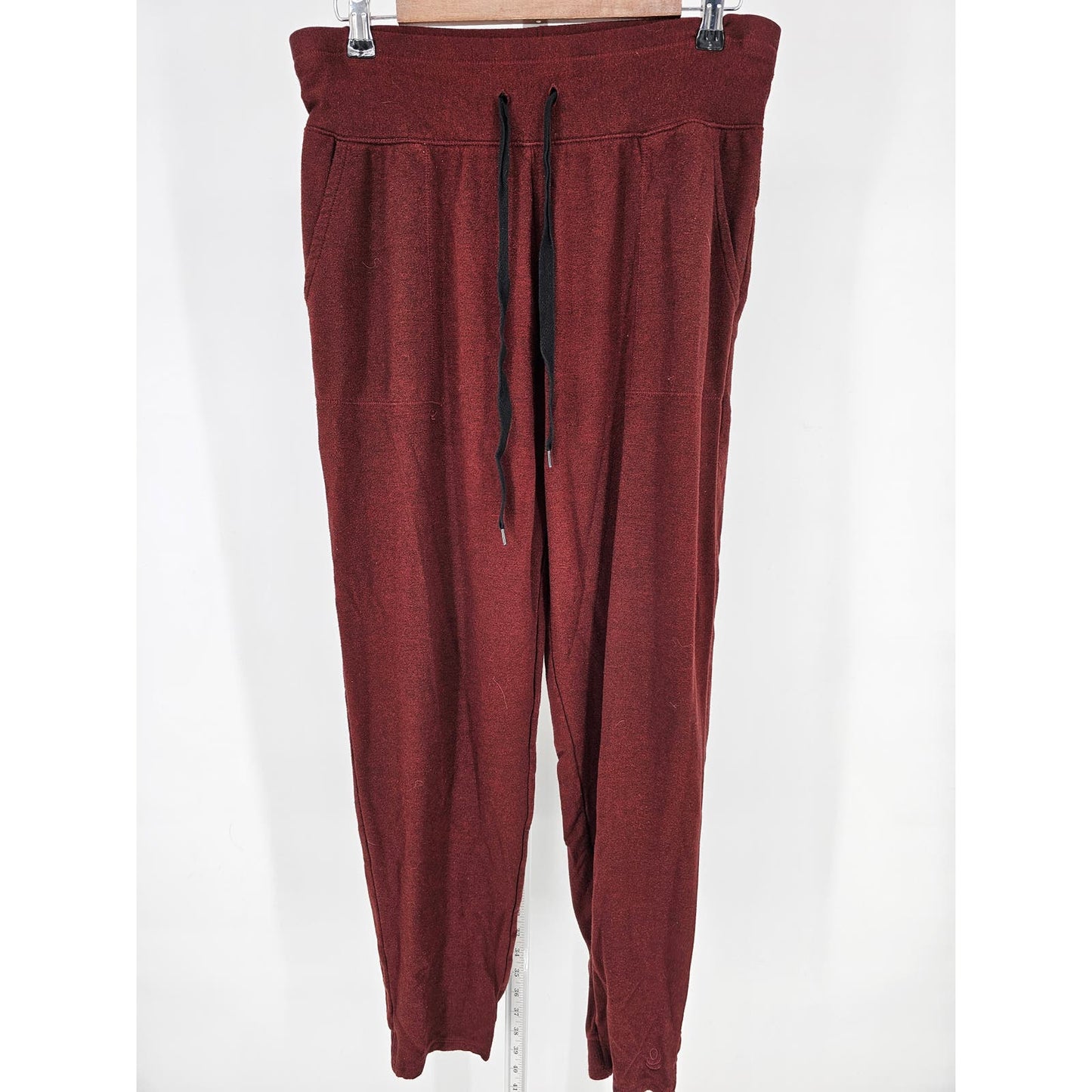 Cuddl Duds Womens Sz M Ultracozy Jogger Lounge Pants SweatpantsRust Red