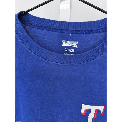 Texas Rangers MLB Womens Sz S Long Sleeve T Shirt Blue by Tailgate