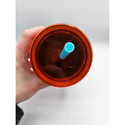 Starbucks Summer 2023 Tumbler Puffy Gradient Pink Orange Blue 24Oz Cold Cup