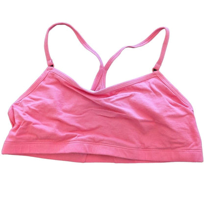 Bestform Womens Sz 38B Unlined Sports Bra Pink Racerback Vintage