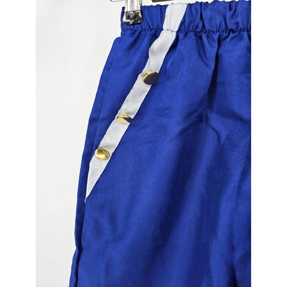 Stranger Things Womens Sz S Ice Cream Shop Costume Shorts Blue Gold