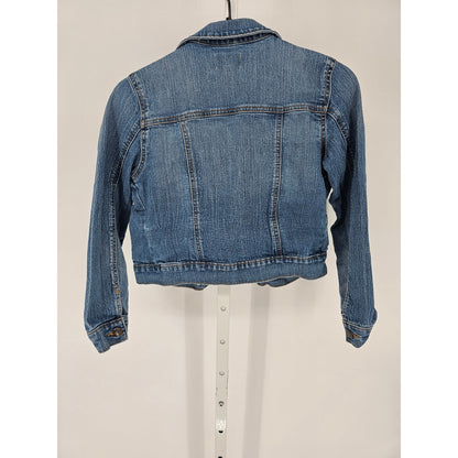 Old Navy Girls Sz L (10-12) Button Up Blue Jean Denim Jacket