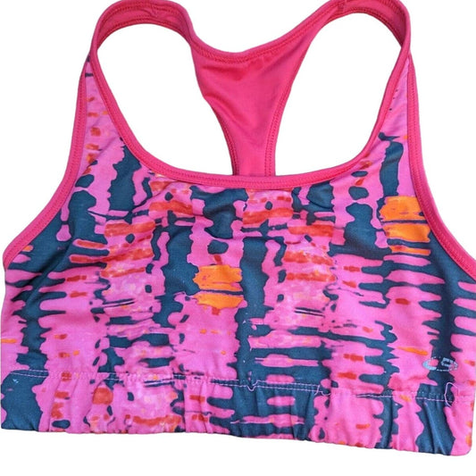 Champion Womens Sz S Sports Bra Compression Reversible Pink