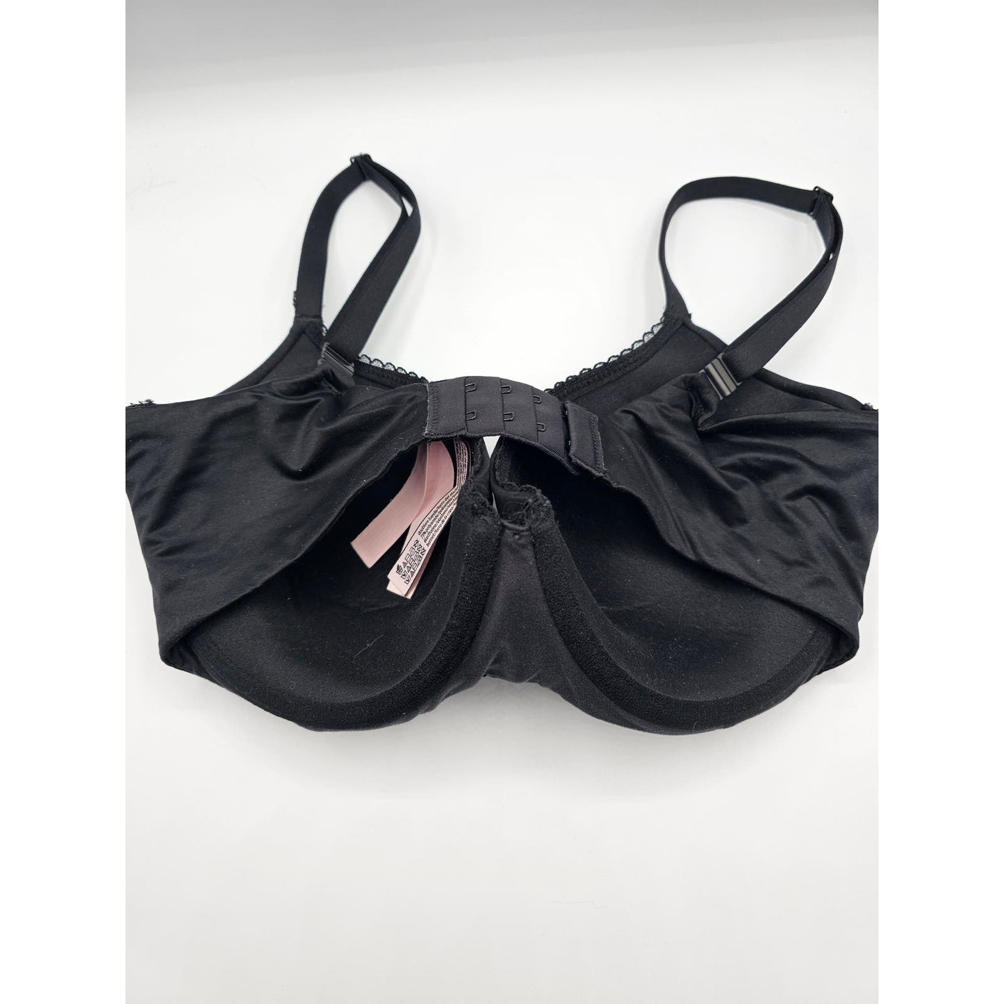 Victorias Secret Womens Sz 32DDD Lined Demi Bra Solid Black