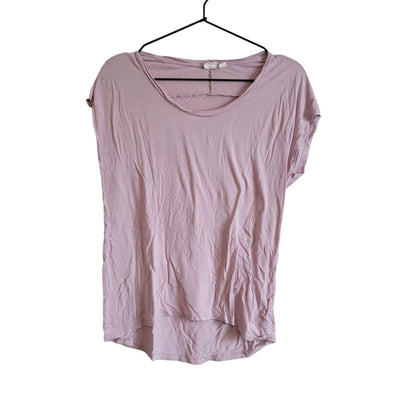 GAP womens Sz XS Short sleeve T Shirt Light Purple Mauve Cotton