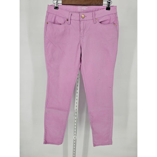 No Boundaries Juniors Sz 11 Low Rise Skinny Jeans Light Purple