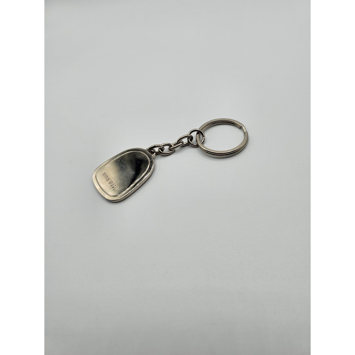 Nine West Silver Tone Keychain Silver Chain w/ Charm