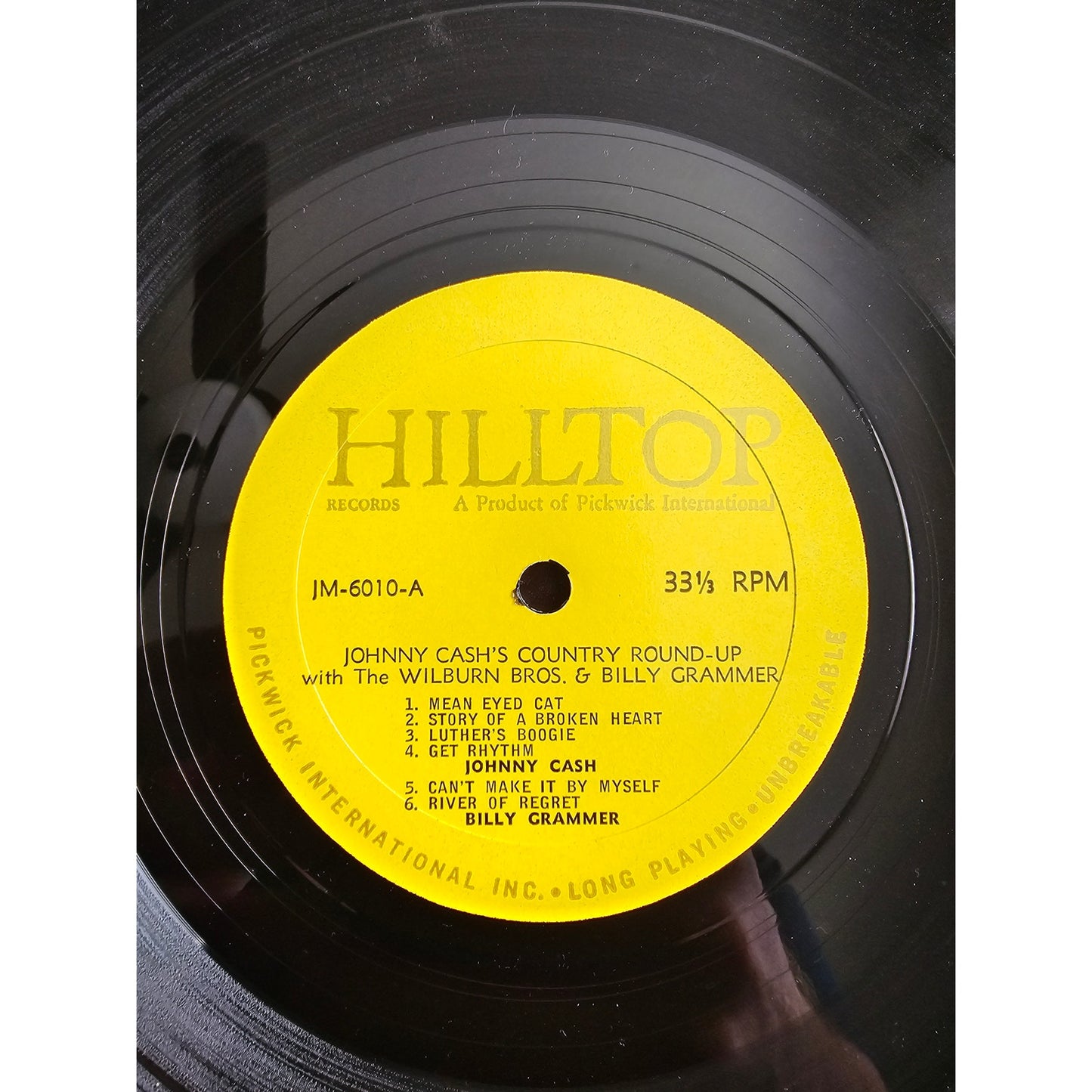 Johnny Cash's Country Round Up w/ Wilburn Bros and Billy Grammer JM-6010