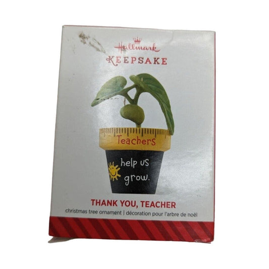 Hallmark Keepsake Christmas Ornament Thank You Teacher Teachers Help Us Grow