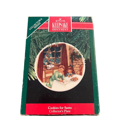 Vintage Hallmark Keepsake Christmas Ornament Cookies For Santa