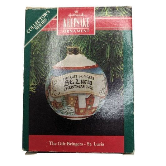 Hallmark Keepsake Christmas Ornament The Gift Bringers St Lucia 1990