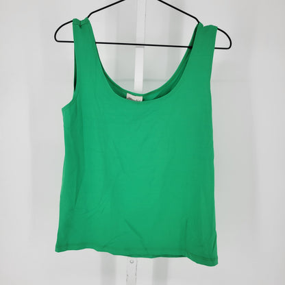 Jillian & Nicole Womens Sz L Scoop Neck Tank Top Kelly Green