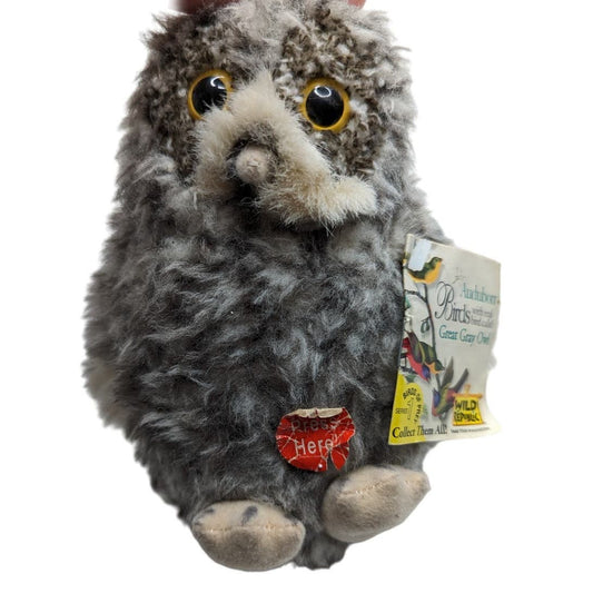 Audubon Birds Great Gray Owl Plush Stuffed Animal Wild Republic