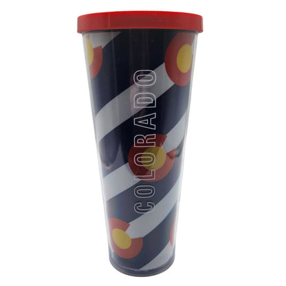 Starbucks | Colorado State Flag | Insulated Tumbler - Plastic 24oz