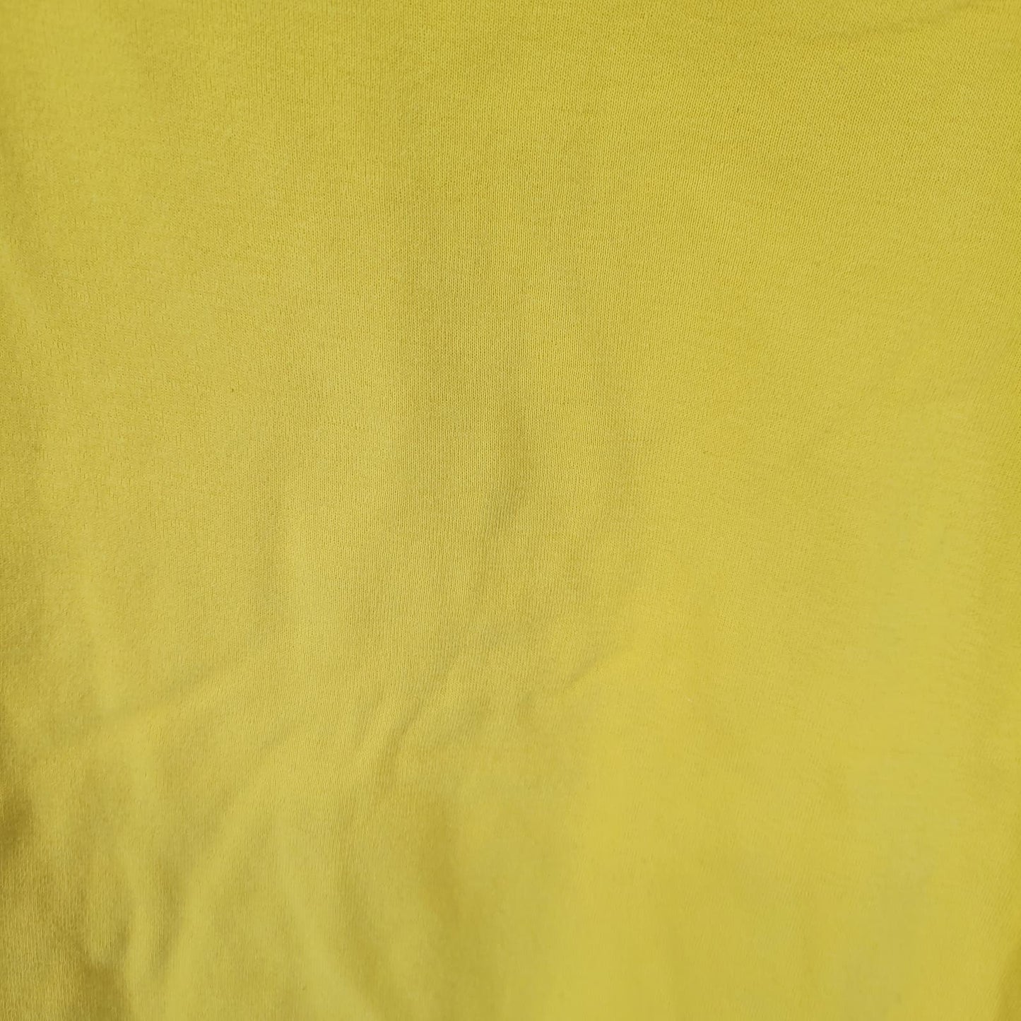 Old Navy Womens Sz L Long Sleeve Scoop Neck T Shirt Bright Yellow 100% Cotton