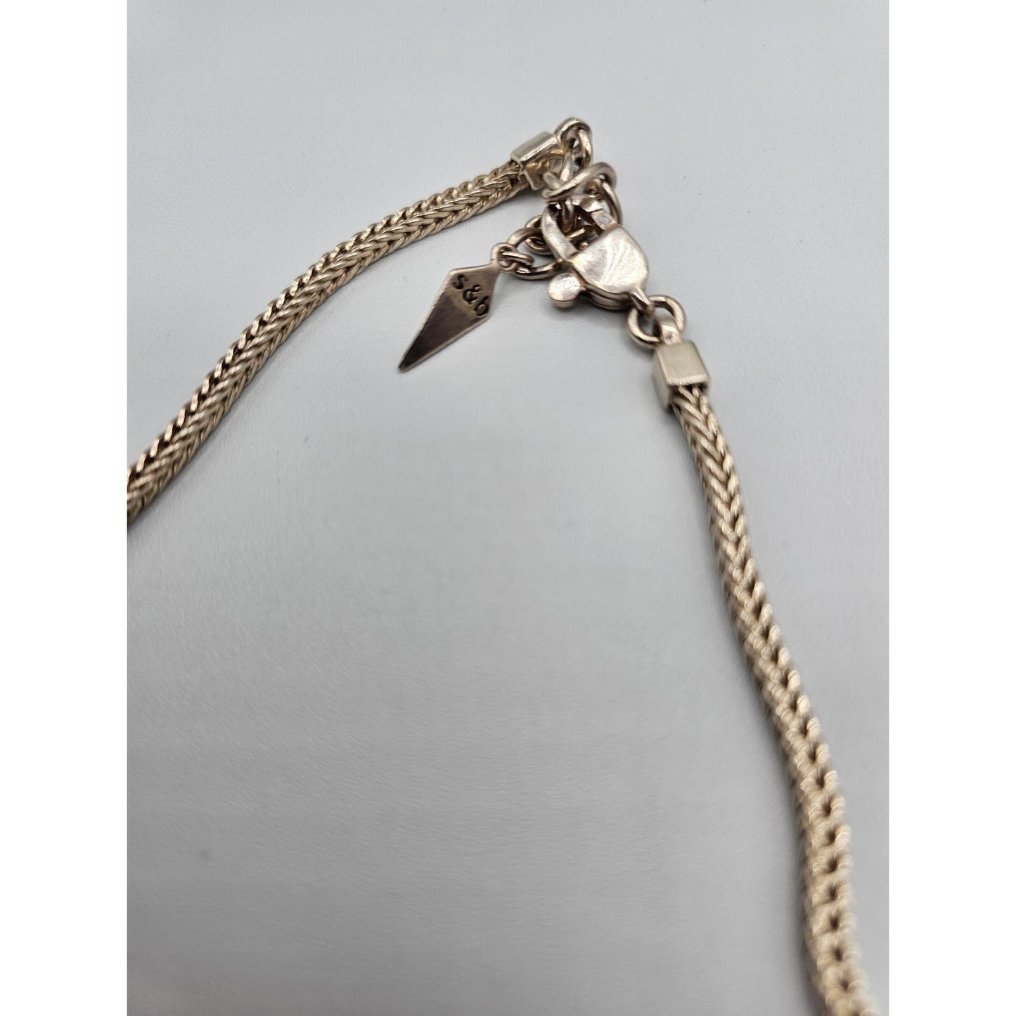 Vintage S&B Womens Gold Tone Arrow Chain Necklace 1990s