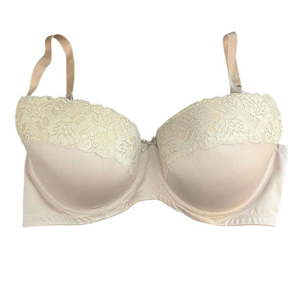 Jones New York Womens Sz 38C Light Beige Bra T Shirt Padded