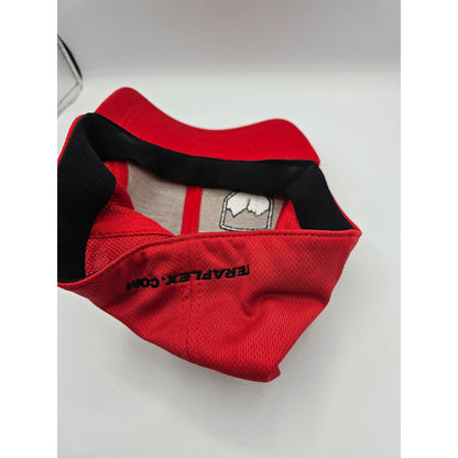 Teraflex Premium Fitted Baseball Hat Cap Black and Red