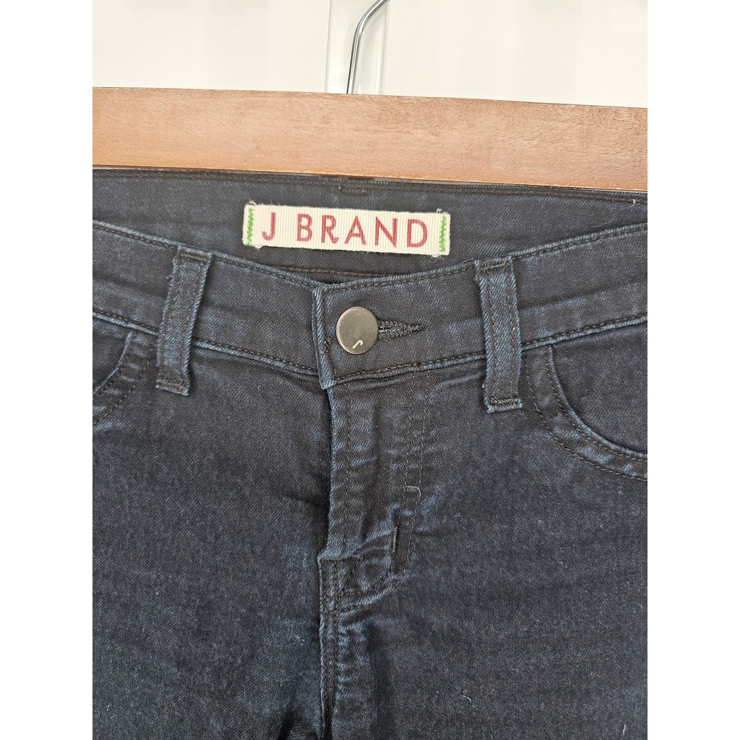 J Brand Womens Sz 26 Mid Rise Dark Wash Blue Jeans Skinny