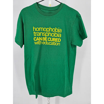 Phluid Project Sz XS Short Sleeve T Shirt Pride Collection Green Education